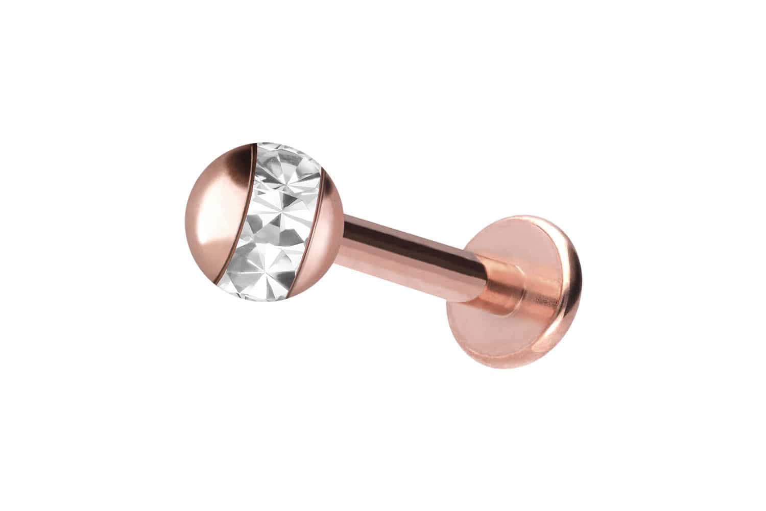 Chirurgenstahl Labret Piercing EPOXY-RING-KUGEL